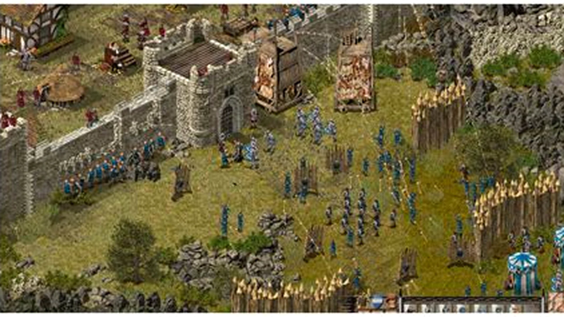 Medieval strategy battle game